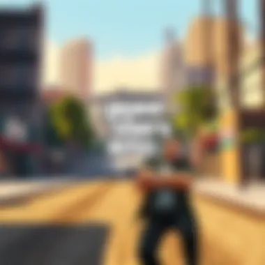 Exploring the Streets of Los Santos In-game character exploring the vibrant streets