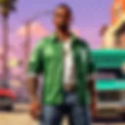 Xbox Series S console with GTA displayed on the screen