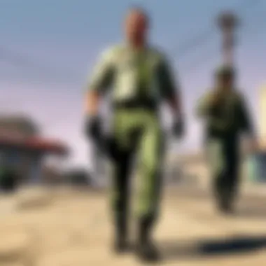 Realism in Combat Simulations Soldiers navigating through a realistic combat scenario