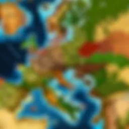 Intricate Map of EU IV World