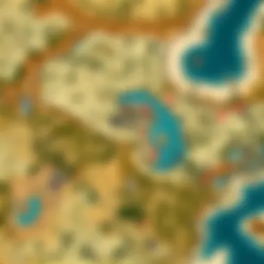 Intricate Map Pocket Kingdom Intricate Map Pocket Kingdom Illustration