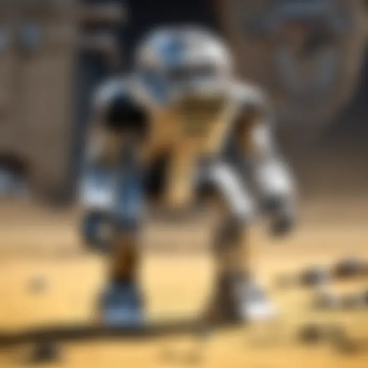 A snapshot illustrating the blend of LEGO construction elements with the Star Wars universe.