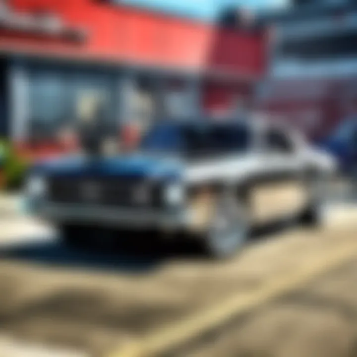 A customized vehicle highlighting personalization options.