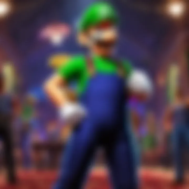 Luigi's Victory Celebration