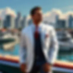 Luxurious Yacht Docked at Bayside Marine