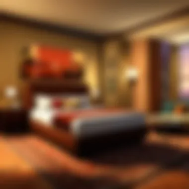 Sophisticated Room Retreat Sumptuous room interior with modern design elements