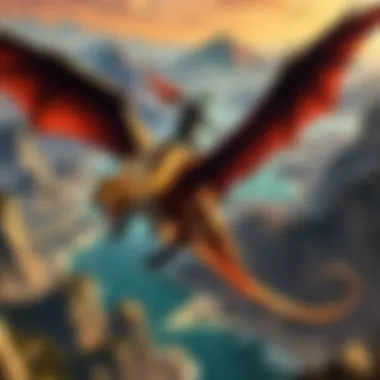The Awe-Inspiring Flight of the Dragon Majestic Dragon in Flight