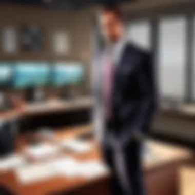 Tech-Savvy Time Management Male executive assistant managing schedules on digital device