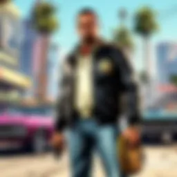 Professional gamer analyzing gameplay