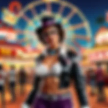 Thrilling Carnival Experiences within Budget Illustration showcasing the excitement of carnival experiences on a budget