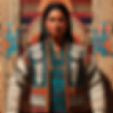 Traditional Mayan Weaving Technique on Jacket