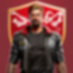 Cybersecurity shield symbolizing protection against online threats