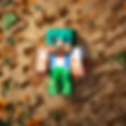 Illustration of Minecraft Bedrock gift card design