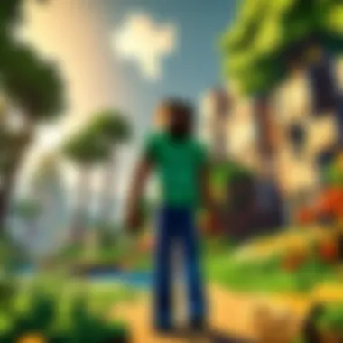 Exploring the Diverse Biomes of Minecraft A detailed view of Minecraft's lush landscapes showcasing a variety of biomes.