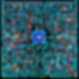 Ms. Pac-Man navigating through a challenging maze