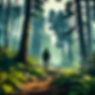 Enigmatic Ambiance of The Forest PS Store Mystical Forest in The Forest PS Store