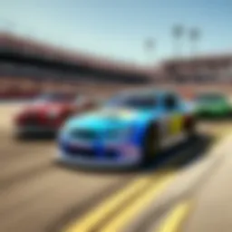 Virtual Racing Car in NASCAR 21 Ignition