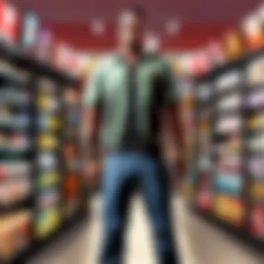 A visually appealing infographic illustrating unique features of top game retailers.