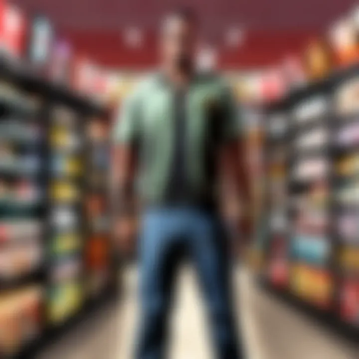 A visually appealing infographic illustrating unique features of top game retailers.