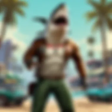 In-Game Purchases with Shark Cards Visual representation of in-game purchases using Shark Cards