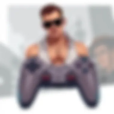 Gamepad showcasing customizable buttons