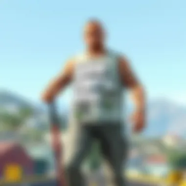 Immersive Gameplay Experience in GTA 5 Gamer immersed in a GTA 5 roleplay session