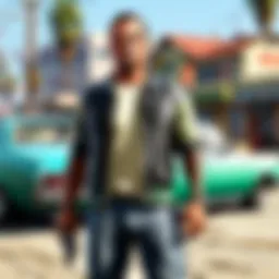 High-resolution graphical comparison of Grand Theft Auto V on Xbox Series X