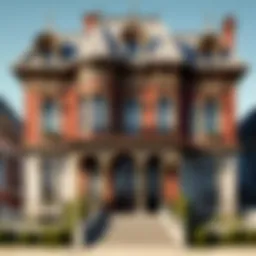 Ornate Details of a Victorian Mansion