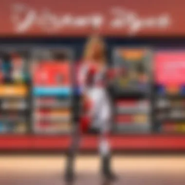 Sophisticated Retail Setting for Disney Plus Gift Card Purchase Physical Store Selling Disney Plus Gift Card