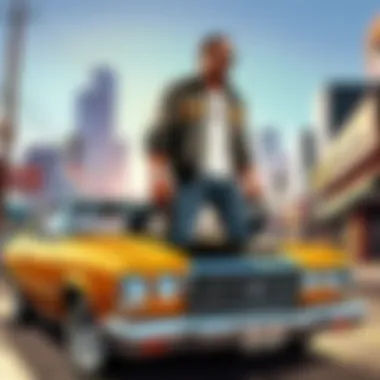 Dynamic Racing Scene in a Thrilling PC Game