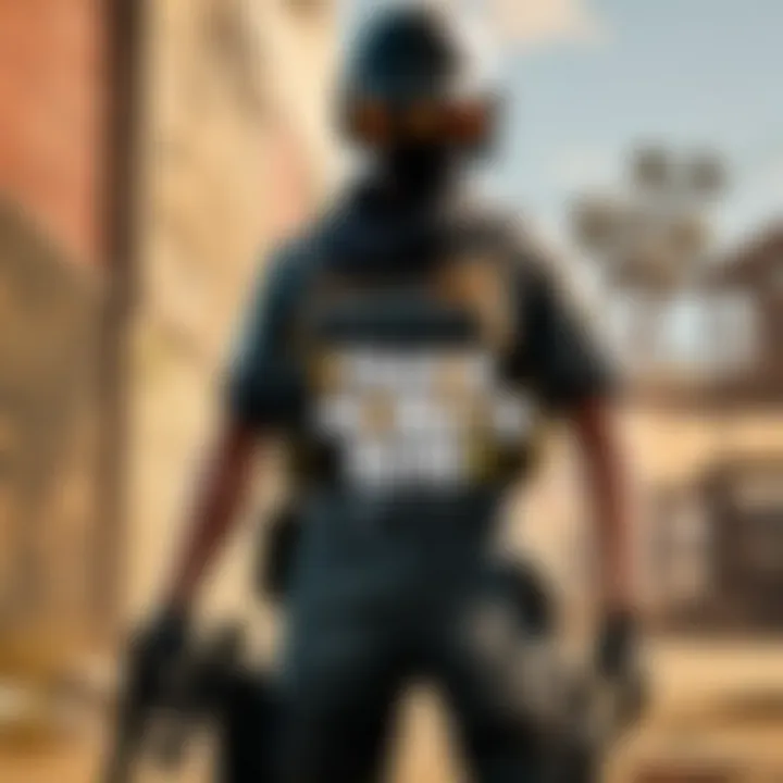 Illustration of a gamer with UC-enhanced gear and accessories