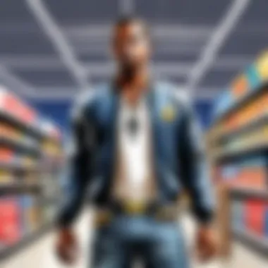 In-Store Shopping Experience with Walmart Gift Card Shopping at Walmart store with a gift card