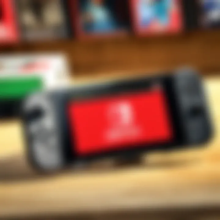 Redeeming Nintendo Switch reload card on console