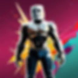Abstract Roblox gift card design