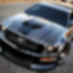 Sleek Carbon Fiber Hood Upgrade for 2006 Mustang GT