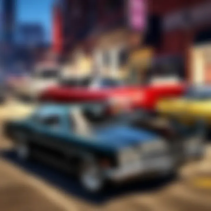 Sleek Vintage Cars in The Godfather PC Game