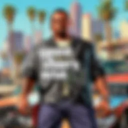 Sophisticated GTA game interface on PC