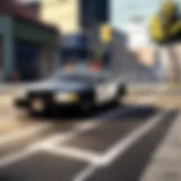 Spike strip deployment during a high-speed chase