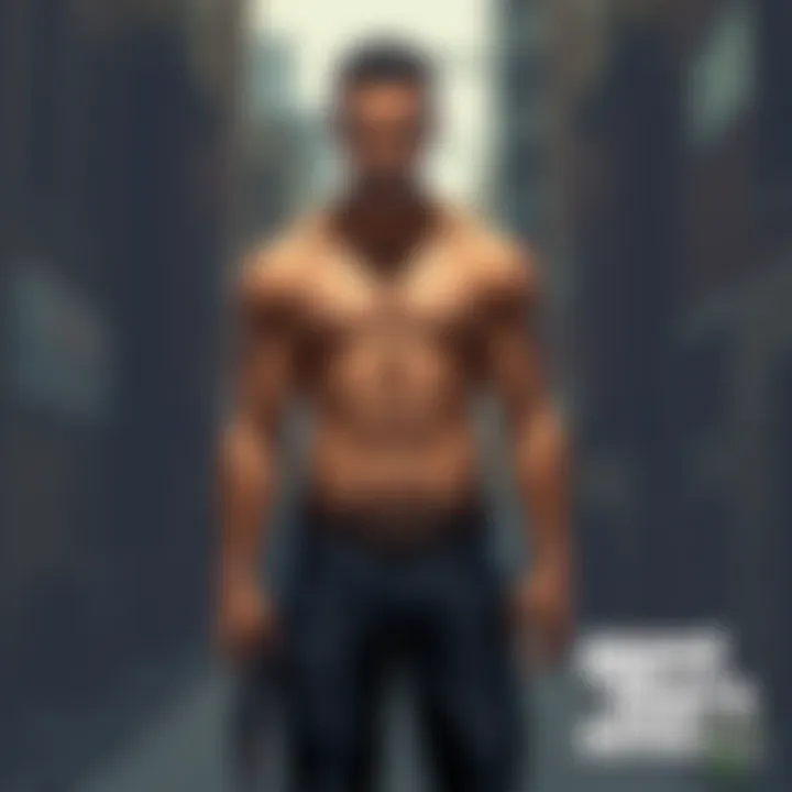 A person immersed in a calming video game environment