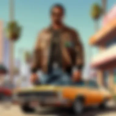 Enigmatic GTA Game World Discovery Surreal GTA Game Landscape Exploration