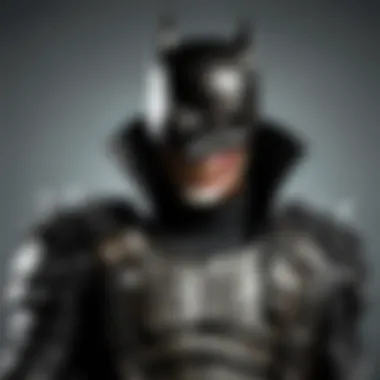 Cosplayer showcasing The Batman Who Laughs costume at an event