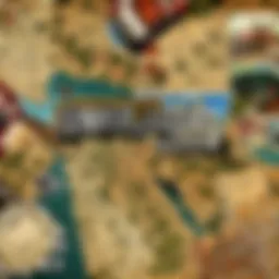 A detailed collector map showcasing various collectibles in GTA