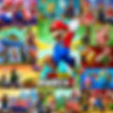 The original Mario Party game cover showcasing iconic characters and the vibrant board.