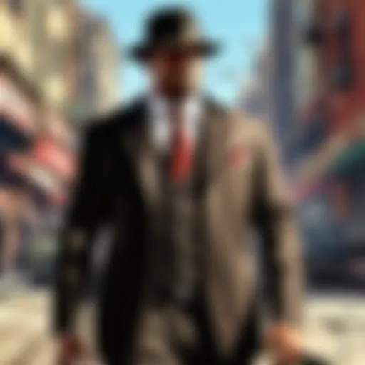 A dramatic portrayal of a shadowy figure in a suit, symbolizing power and secrecy.