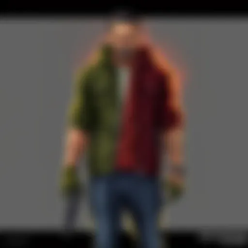 A digital landscape showcasing contrasting moral choices