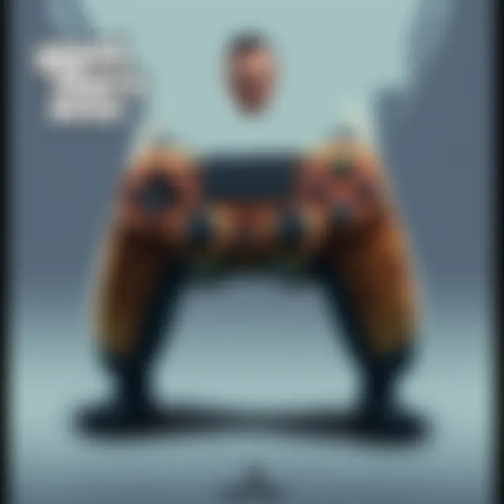 Modern Gaming Controller Design Advanced gaming controller showcasing modern design
