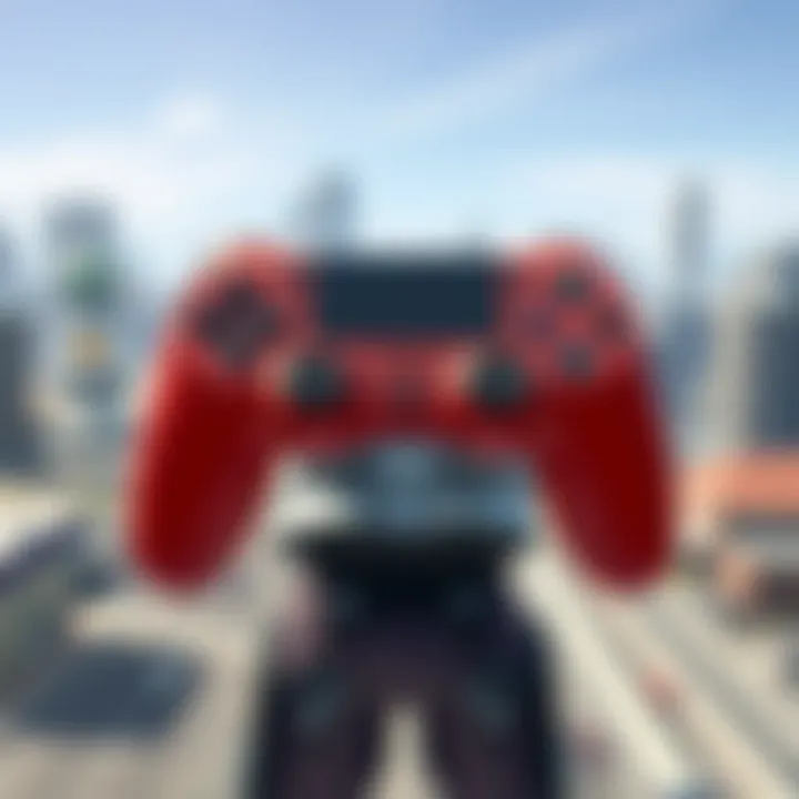 Ergonomics in Gaming Controllers Close-up view of ergonomic gaming controller features