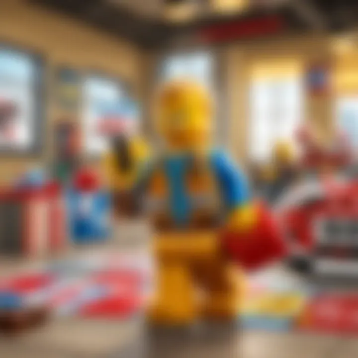 LEGO enthusiast excitedly receiving a LEGO gift card