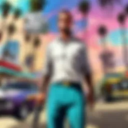 Abstract Representation of GTA V Mobile Download