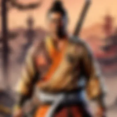 Digital Art of Sekiro: Shadows Die Twice Characters